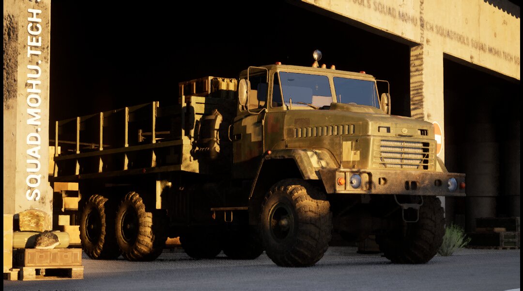 Technics KrAZ-6322 Logistics (AFU)